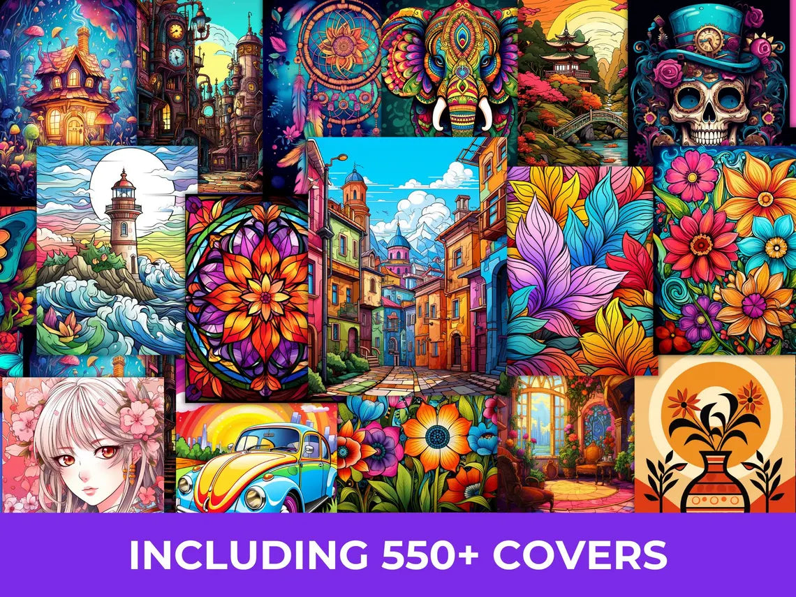 The Ultimate Adult Coloring Book Bundle